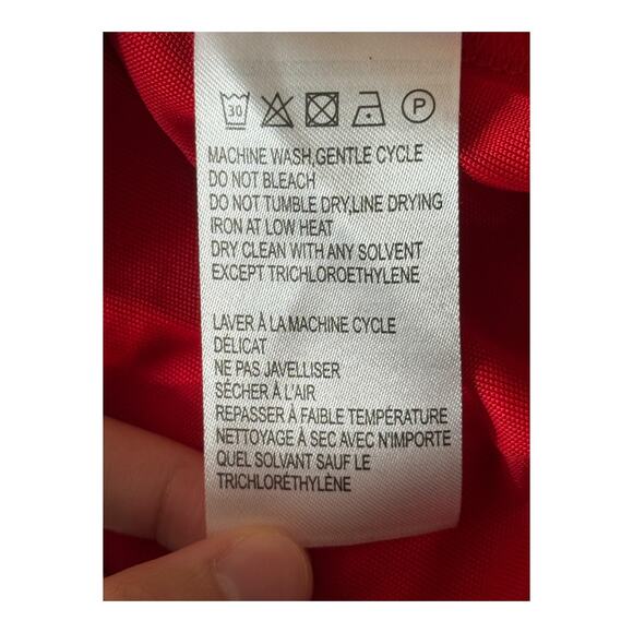 Farm Rio twisted jersey midi dress red size Small S - Picture 6 of 8